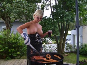 Topless Blonde Host BBQ.jpg